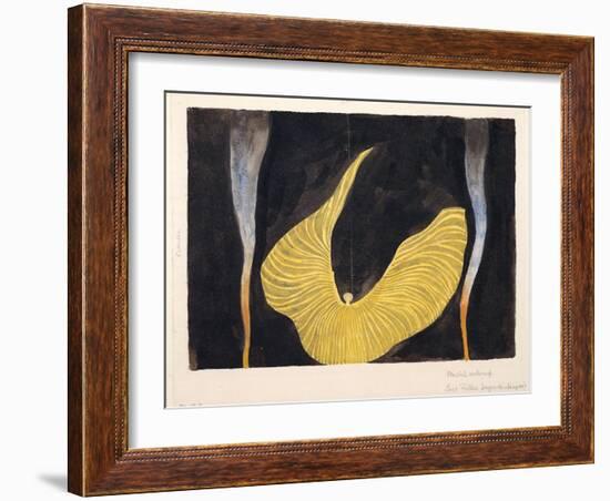 Loïe Fuller in the Dance the Archangel, 1902-Koloman Moser-Framed Giclee Print