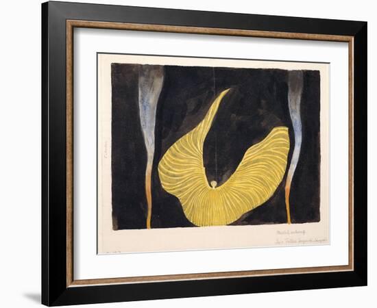 Loïe Fuller in the Dance the Archangel, 1902-Koloman Moser-Framed Giclee Print