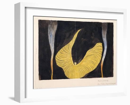 Loïe Fuller in the Dance the Archangel, 1902-Koloman Moser-Framed Giclee Print