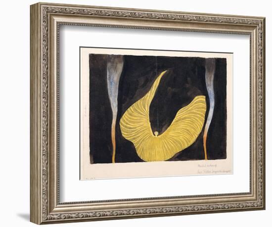 Loïe Fuller in the Dance the Archangel, 1902-Koloman Moser-Framed Giclee Print