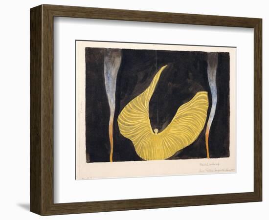 Loïe Fuller in the Dance the Archangel, 1902-Koloman Moser-Framed Giclee Print