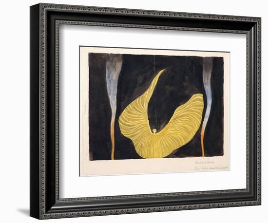 Loïe Fuller in the Dance the Archangel, 1902-Koloman Moser-Framed Giclee Print