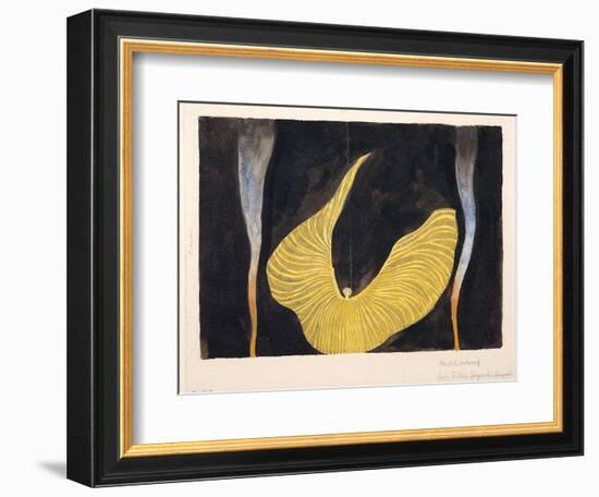 Loïe Fuller in the Dance the Archangel, 1902-Koloman Moser-Framed Giclee Print