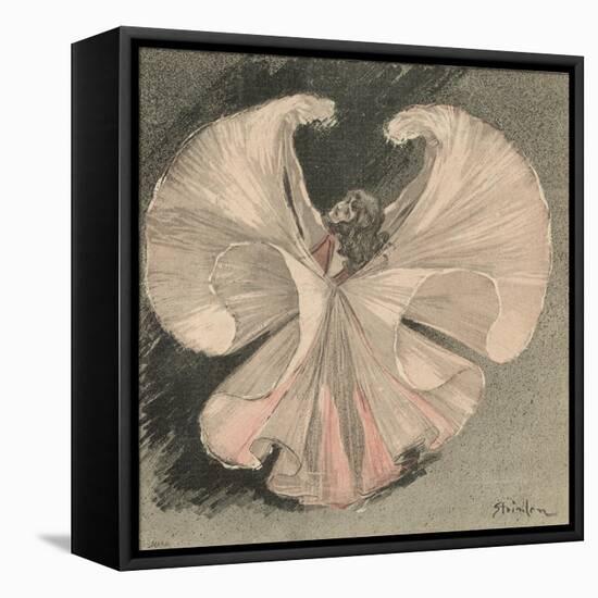 Loie Fuller (Mary Louise Fuller) American Dancer at the Folies Bergere Paris-Th?ophile Alexandre Steinlen-Framed Premier Image Canvas