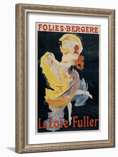 Loïe Fuller-Jules Chéret-Framed Giclee Print