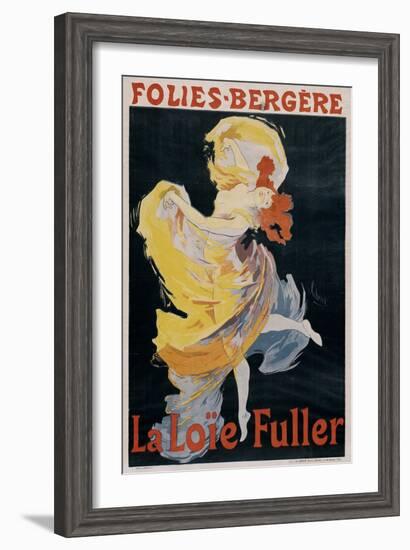 Loïe Fuller-Jules Chéret-Framed Giclee Print