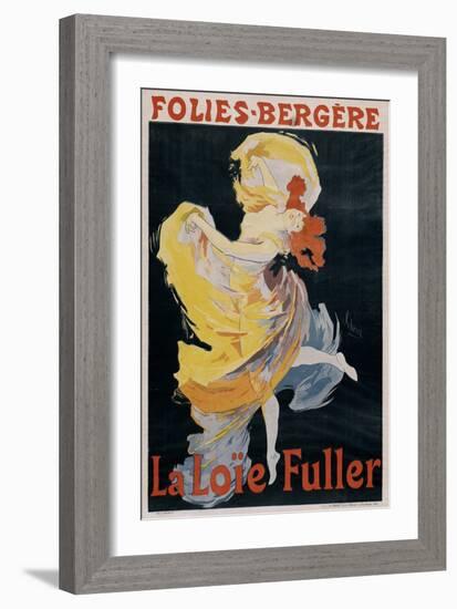 Loïe Fuller-Jules Chéret-Framed Giclee Print