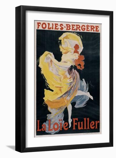 Loïe Fuller-Jules Chéret-Framed Giclee Print