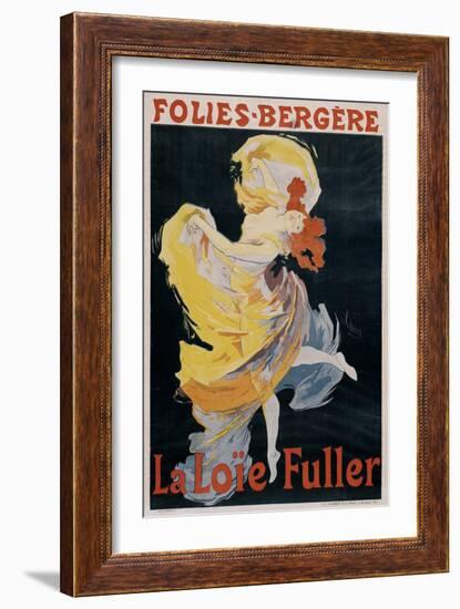 Loïe Fuller-Jules Chéret-Framed Premium Giclee Print