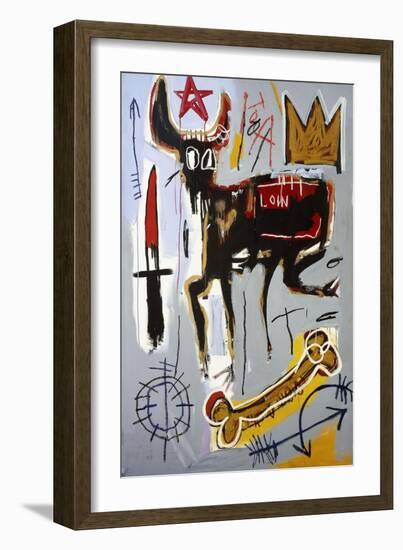 Loin-Jean-Michel Basquiat-Framed Premium Giclee Print