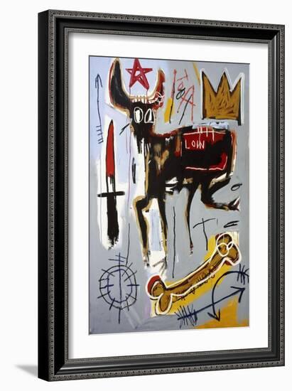 Loin-Jean-Michel Basquiat-Framed Premium Giclee Print