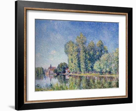 Loing at Moret, 1886 by Alfred Sisley-Alfred Sisley-Framed Giclee Print