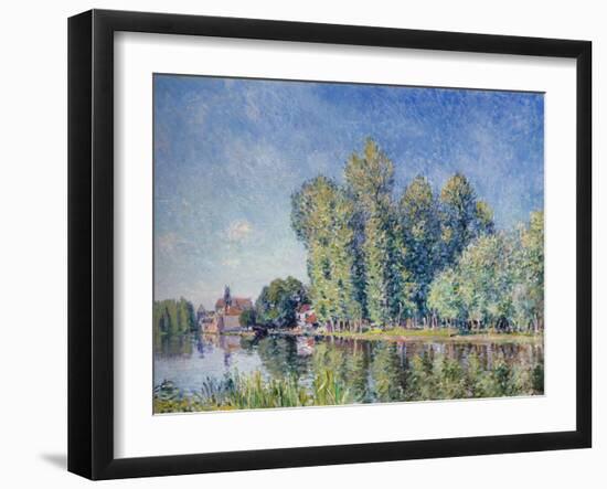 Loing at Moret, 1886 by Alfred Sisley-Alfred Sisley-Framed Giclee Print