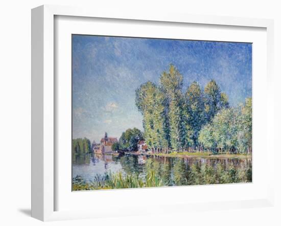 Loing at Moret, 1886 by Alfred Sisley-Alfred Sisley-Framed Giclee Print