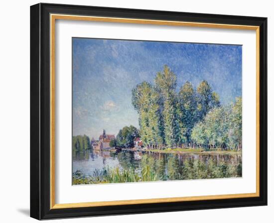 Loing at Moret, 1886 by Alfred Sisley-Alfred Sisley-Framed Giclee Print