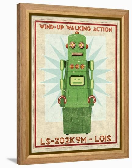 Lois Box Art Robot-John W Golden-Framed Premier Image Canvas