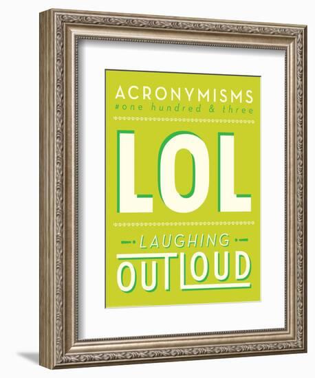 Lol-J.J. Brando-Framed Art Print