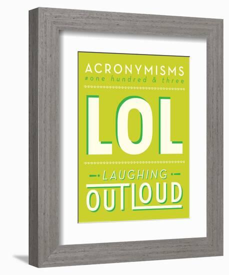 Lol-J.J. Brando-Framed Art Print