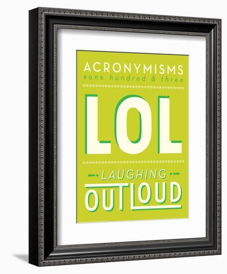 Lol-J.J. Brando-Framed Art Print