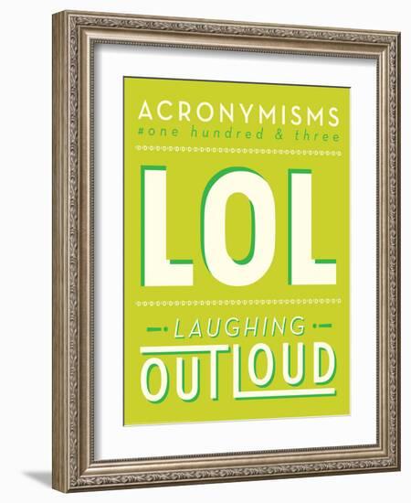 Lol-J.J. Brando-Framed Art Print