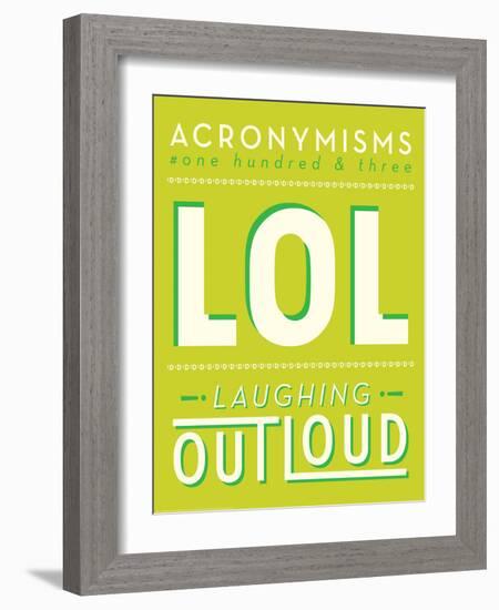 Lol-J.J. Brando-Framed Art Print