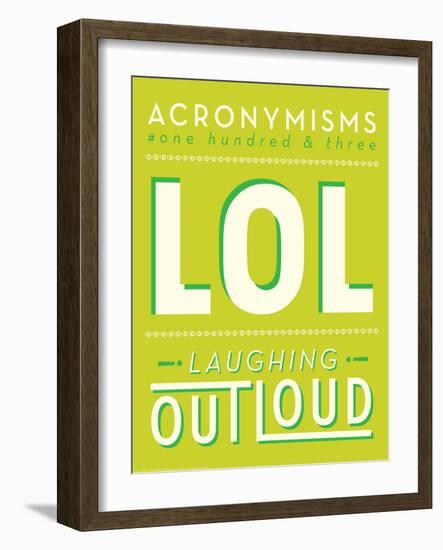 Lol-J.J. Brando-Framed Art Print