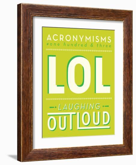 Lol-J.J. Brando-Framed Art Print