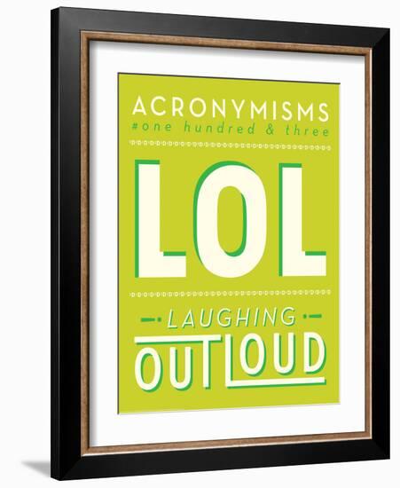 Lol-J.J. Brando-Framed Art Print