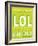 Lol-J.J. Brando-Framed Art Print