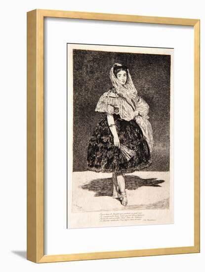 Lola De Valence, 1863-Edouard Manet-Framed Giclee Print