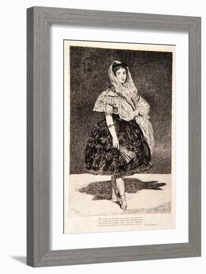 Lola De Valence, 1863-Edouard Manet-Framed Giclee Print