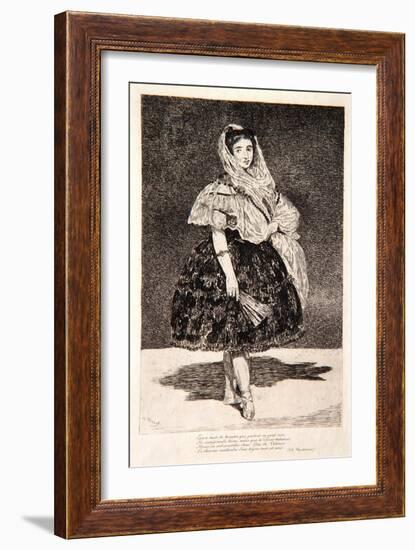 Lola De Valence, 1863-Edouard Manet-Framed Giclee Print