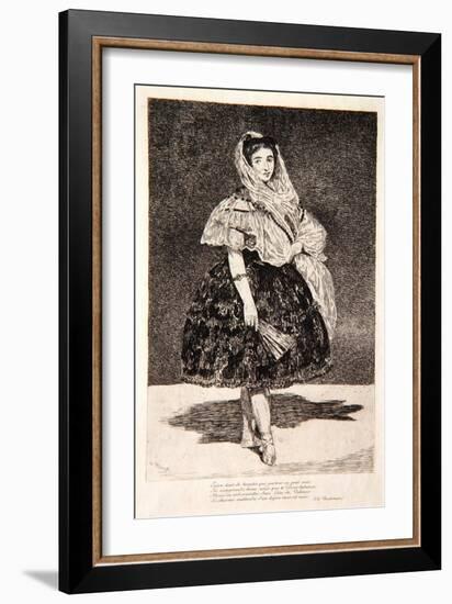 Lola De Valence, 1863-Edouard Manet-Framed Giclee Print