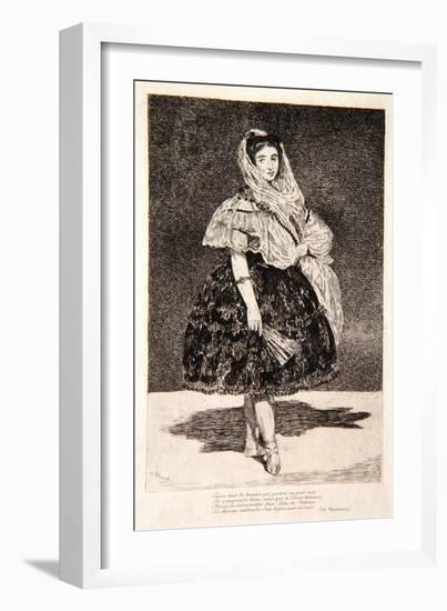 Lola De Valence, 1863-Edouard Manet-Framed Giclee Print