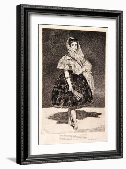 Lola De Valence, 1863-Edouard Manet-Framed Giclee Print