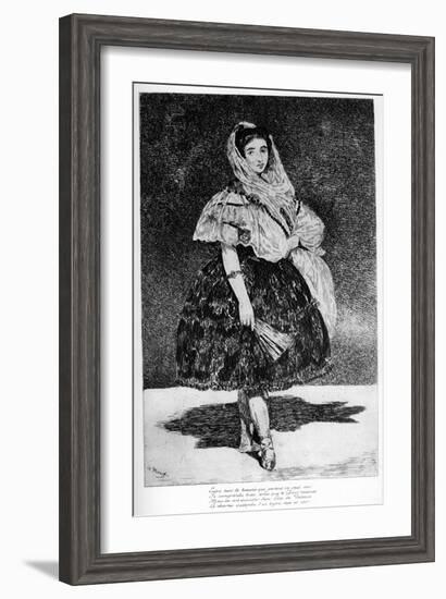 Lola De Valence, C1850-1880-Edouard Manet-Framed Giclee Print