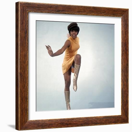 Lola Falana Extemporizes a Dance Step-null-Framed Giclee Print