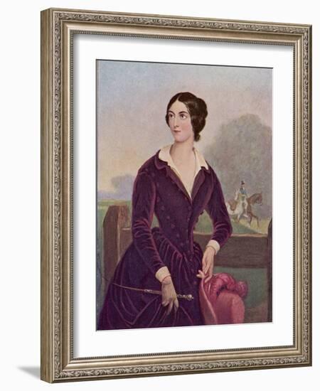 Lola Montez, American Dancer and Adventuress Born in Ireland-Jules Laure-Framed Photographic Print