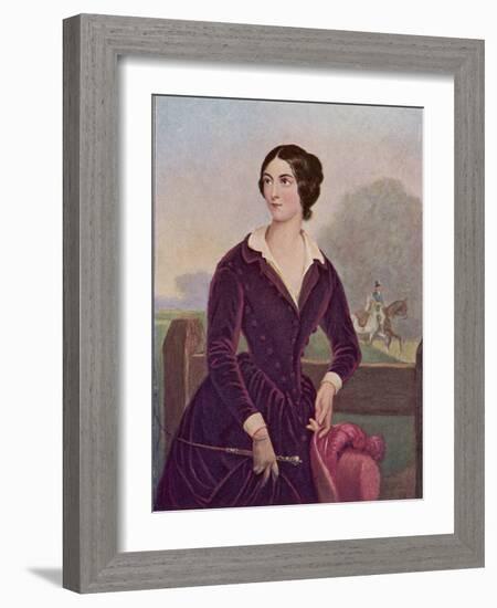 Lola Montez, American Dancer and Adventuress Born in Ireland-Jules Laure-Framed Photographic Print