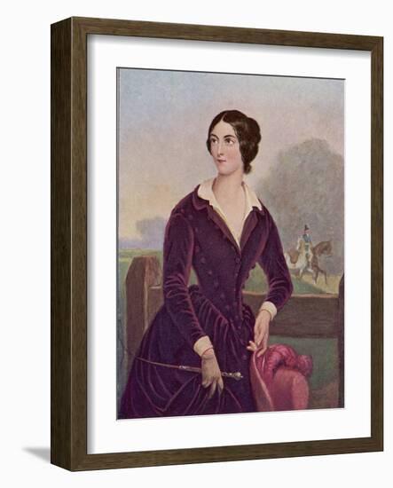 Lola Montez, American Dancer and Adventuress Born in Ireland-Jules Laure-Framed Photographic Print