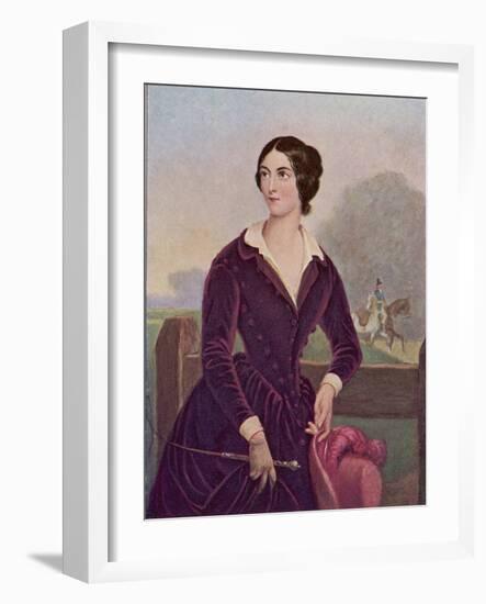 Lola Montez, American Dancer and Adventuress Born in Ireland-Jules Laure-Framed Photographic Print