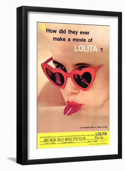 Lolita, 1962-null-Framed Art Print