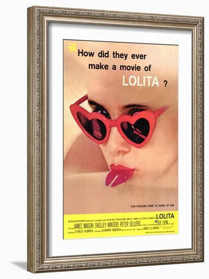Lolita, 1962-null-Framed Premium Giclee Print