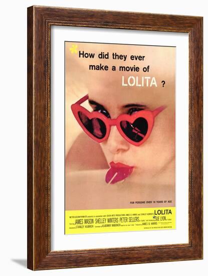 Lolita, 1962-null-Framed Premium Giclee Print