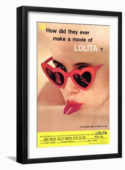 Lolita, 1962-null-Framed Premium Giclee Print