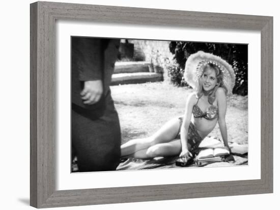 Lolita, Sue Lyon, 1962-null-Framed Premium Photographic Print