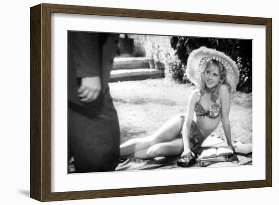 Lolita, Sue Lyon, 1962-null-Framed Premium Photographic Print