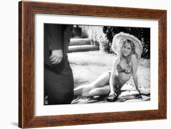 Lolita, Sue Lyon, 1962-null-Framed Premium Photographic Print