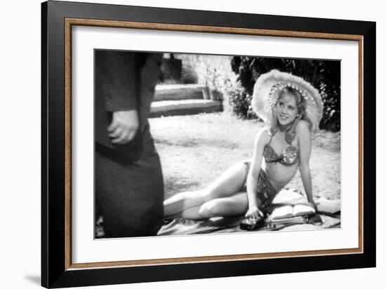 Lolita, Sue Lyon, 1962-null-Framed Premium Photographic Print