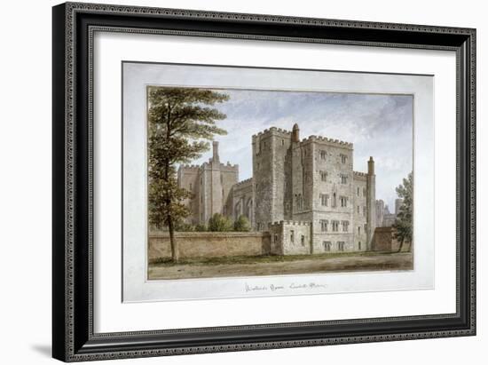 Lollard's Tower, Lambeth Palace, London, 1831-John Buckler-Framed Giclee Print
